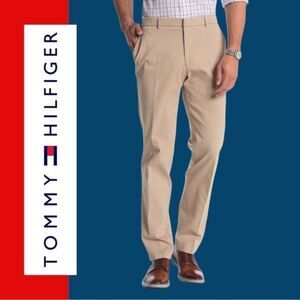 Tommy Hilfiger Men’s Tailored Tan Twill Pants - Size 34‎ x 30